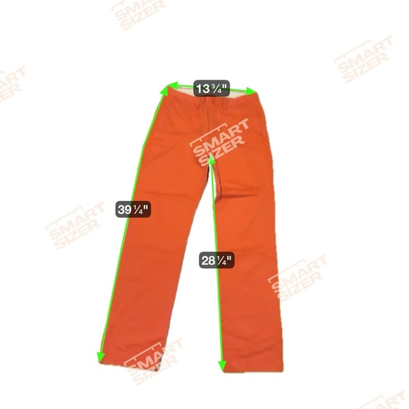J. crew Men’s chinos. orange, size 30x32 - Picture 6 of 7